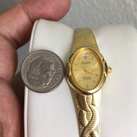 🖤Diamond ELGIN vintage woman’s watch